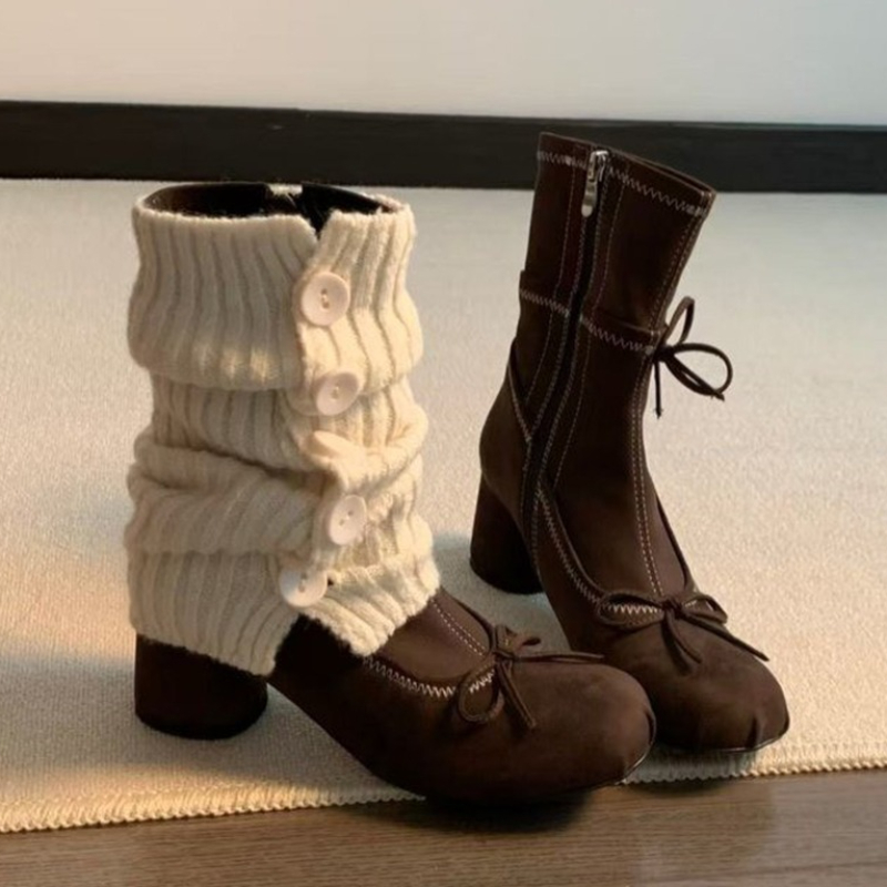 Winter Clothing Clearance Sale - Bow High Heels Women Boots New