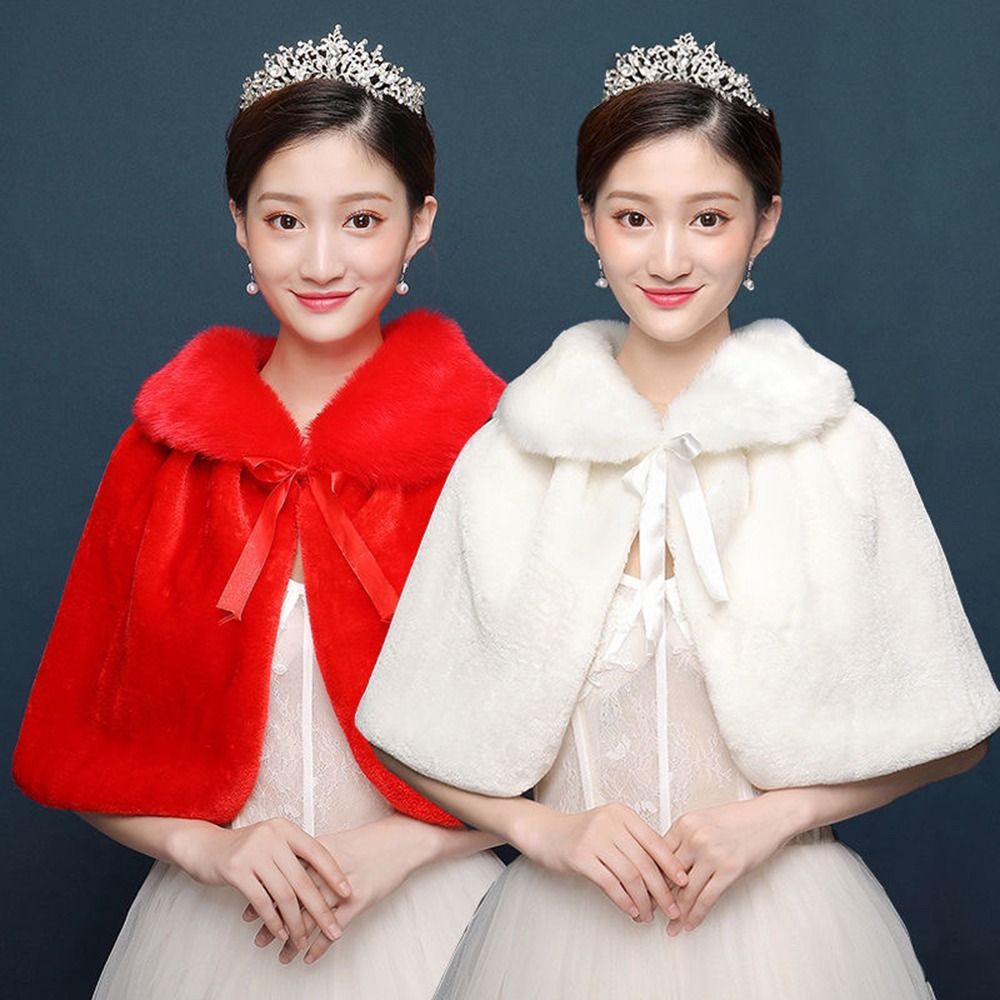 Winter Clothing Clearance Sale - White Womens Winter Thicken Plush Wrap