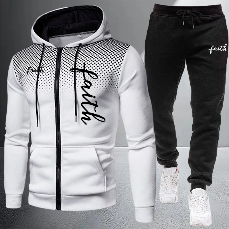 2026 Men's Tracksuit Casual Zi - Jacket Winter Clothing 评论和价格