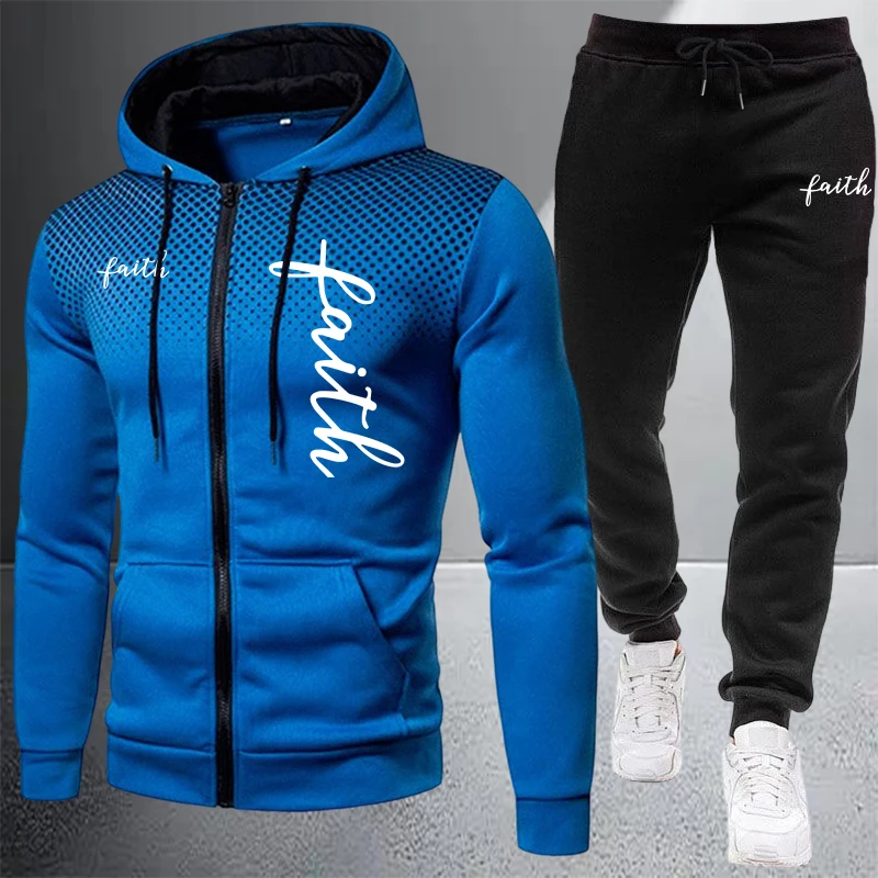 2026 Men's Tracksuit Casual Zi - Jacket Winter Clothing 评论和价格