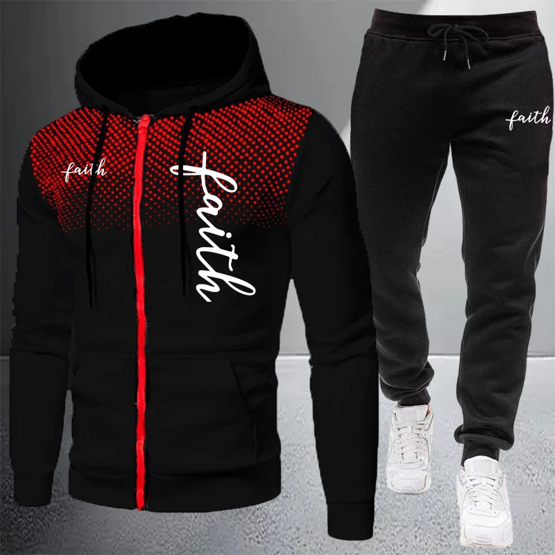2026 Men's Tracksuit Casual Zi - Jacket Winter Clothing 评论和价格