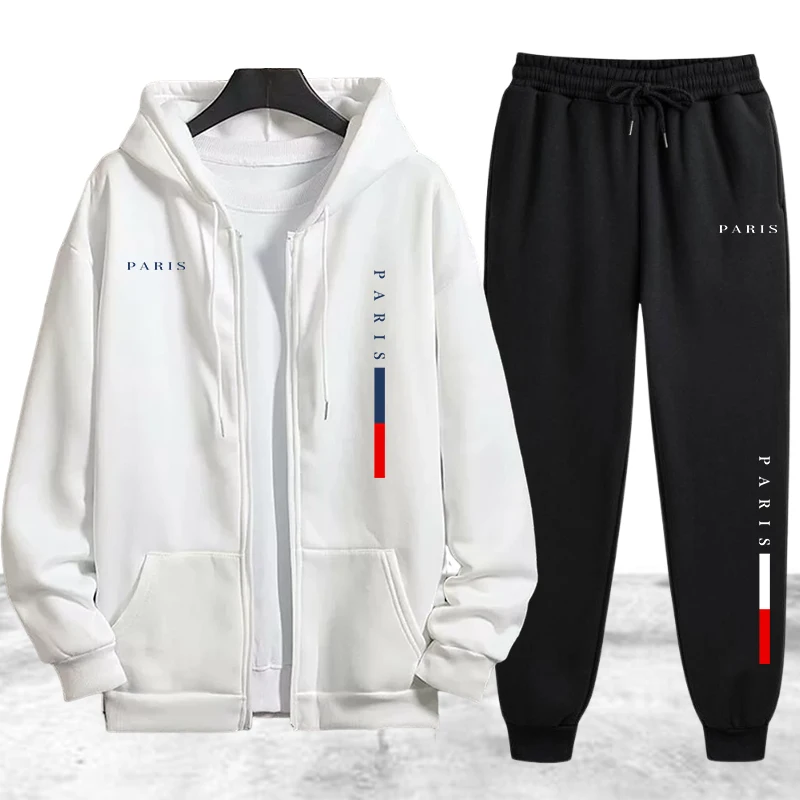 Men's Coat Tracksuit 2 Pcs Set - Jacket Winter Clothing 评论和价格