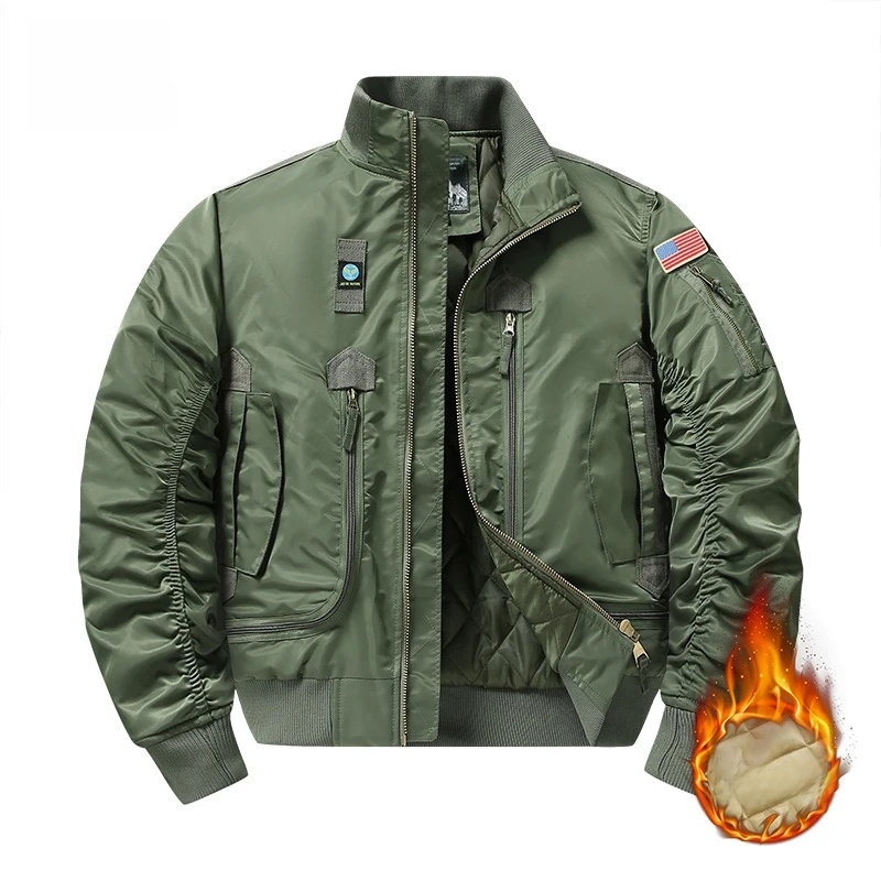 Winter MA1 Men's Bomber Jacket - Winter Clothing Taiwan 评论和价格