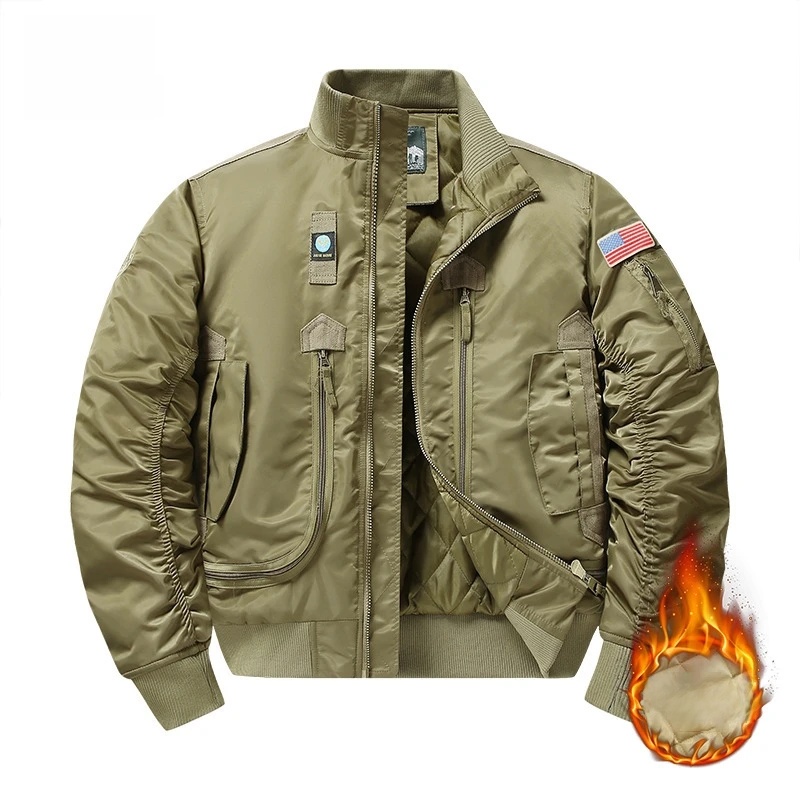 Winter MA1 Men's Bomber Jacket - Winter Clothing Taiwan 评论和价格