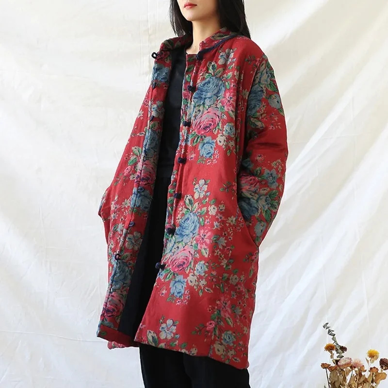 Chinese Style Clothing Warm Co - Jacket Winter Clothing 评论和价格