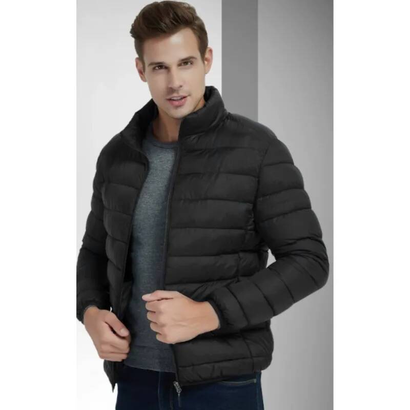 Stand Collar Casual Work Parka - Winter Clothing Taiwan 评论和价格