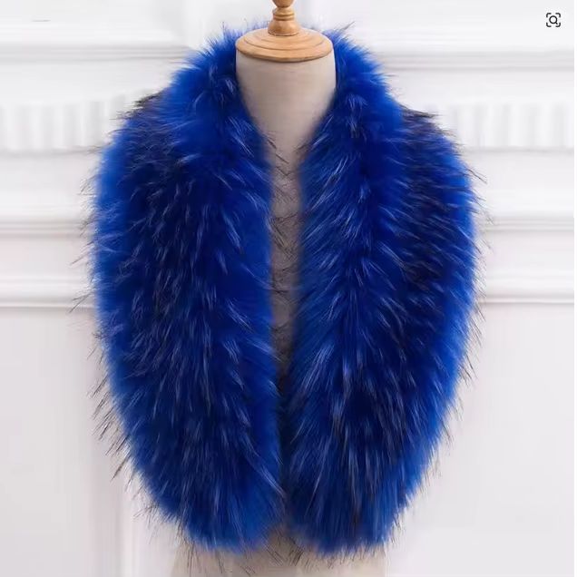 Natural Fur Collar Real raccoo - Winter Clothing Clearance Sale 评论和价格