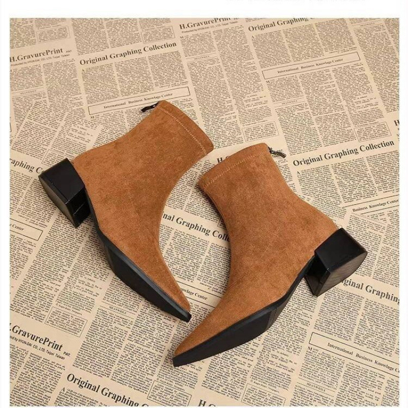 New Low Heel Women Mordern Ank - Winter Clothing Clearance Sale 评论和价格
