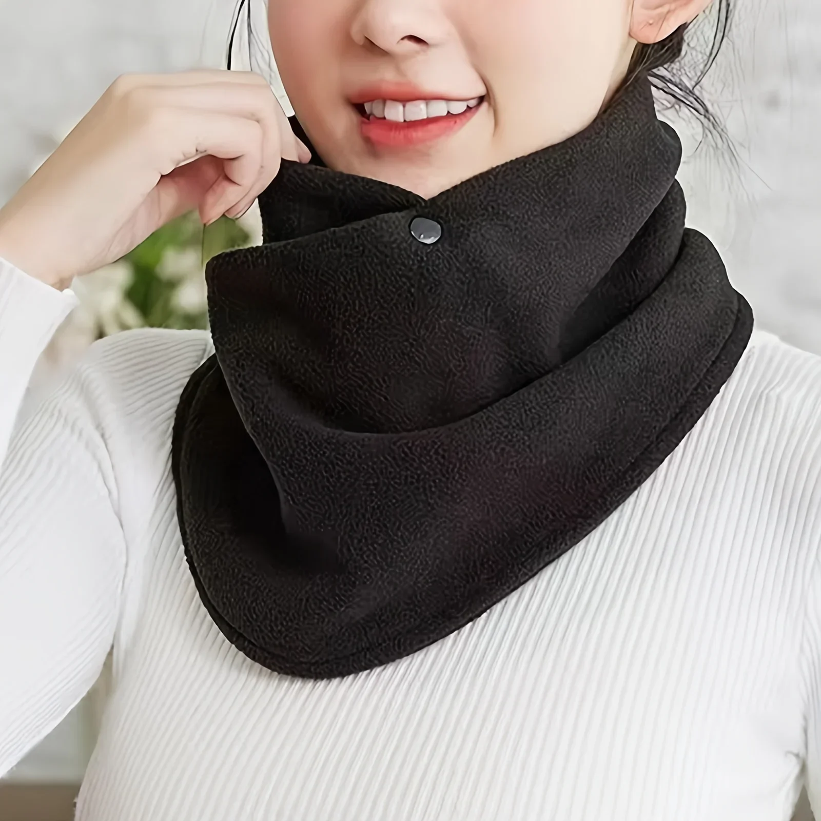 New Lamb Fleece for Women Scar - Neck Gaiter Fleece 评论和价格