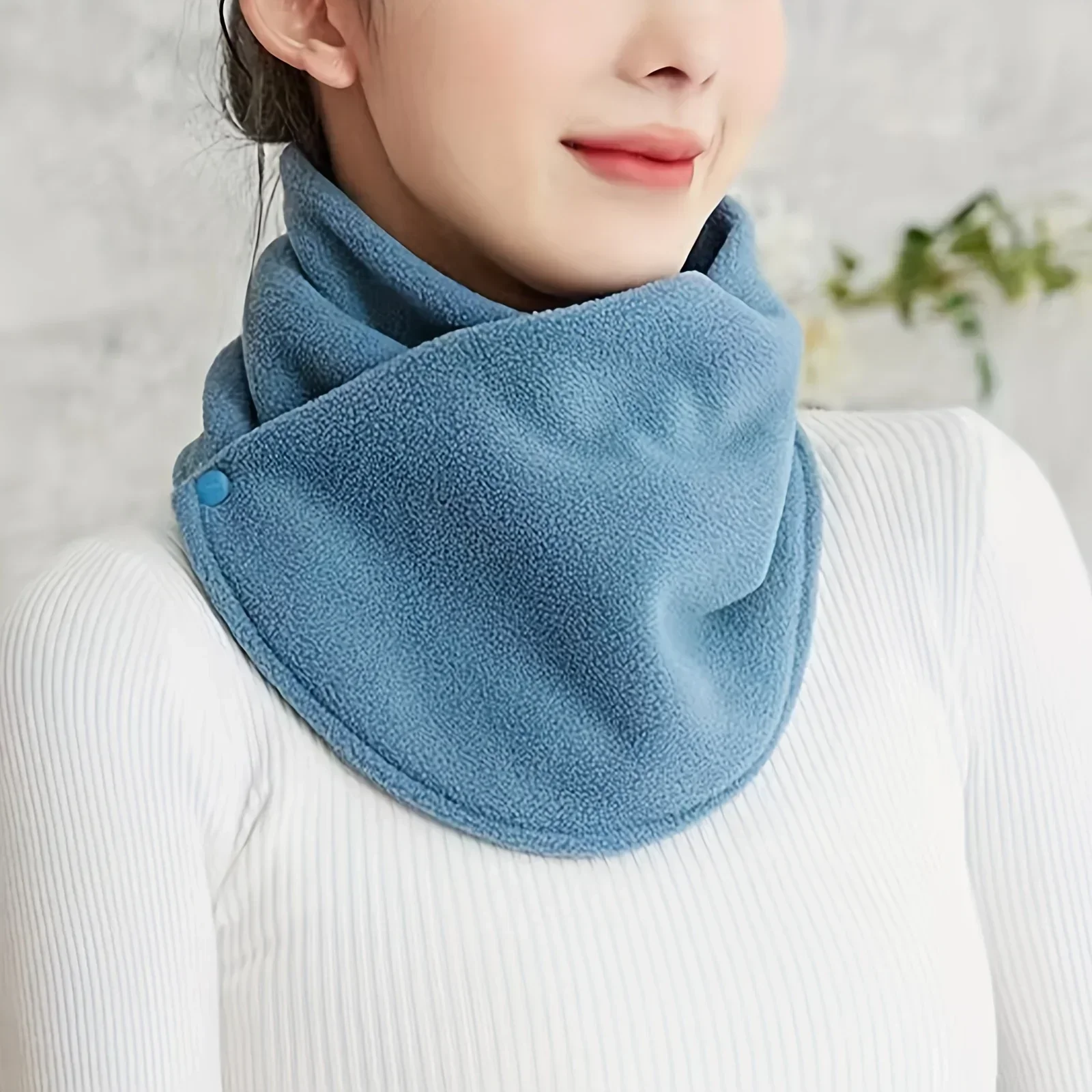 New Lamb Fleece for Women Scar - Neck Gaiter Fleece 评论和价格