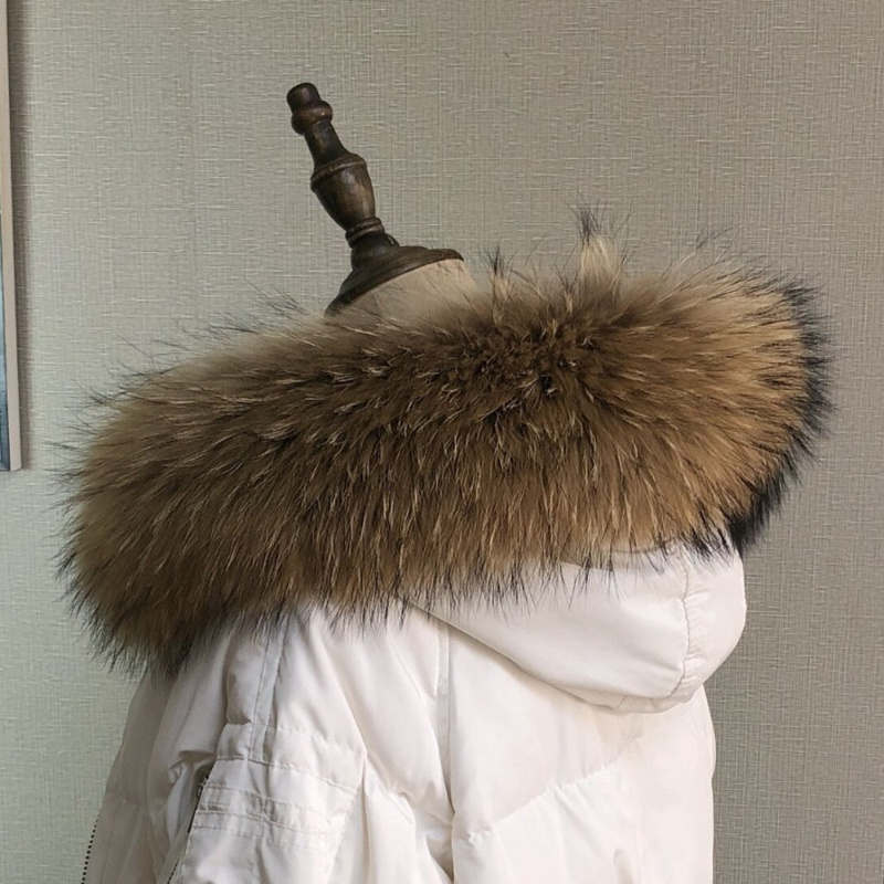 Real Fur Collar for Coat Parka - Winter Clothing Clearance Sale 评论和价格