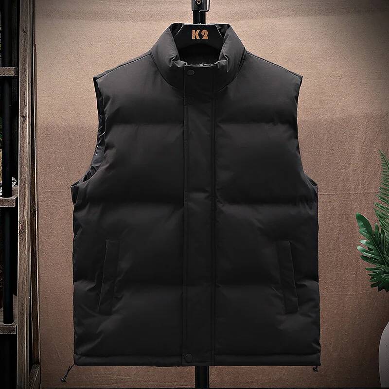 Men Cotton Vest Puffer Sleevel - Winter Clothing Taiwan 评论和价格