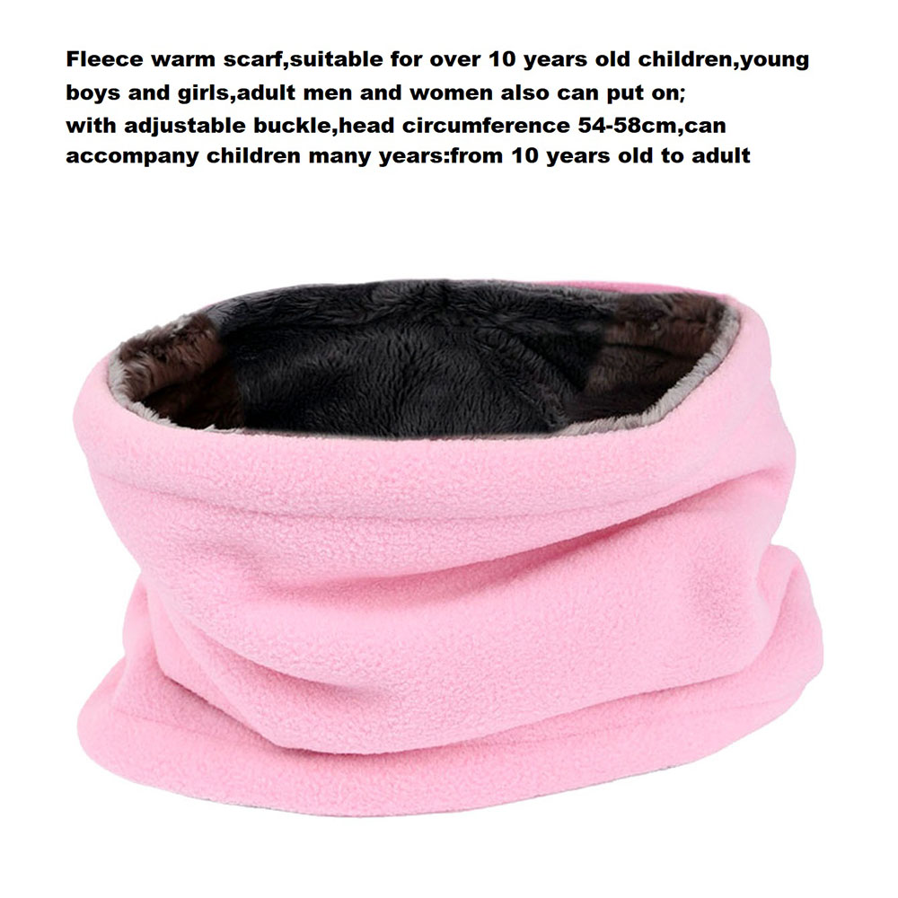 Winter Warm Plush Fleece Girl  - Neck Gaiter Fleece 评论和价格