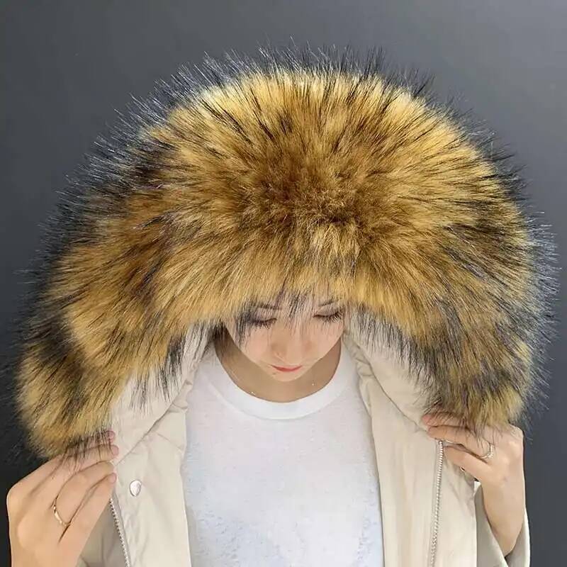 Detachable Faux Fur Collar Ext - Winter Clothing Clearance Sale 评论和价格