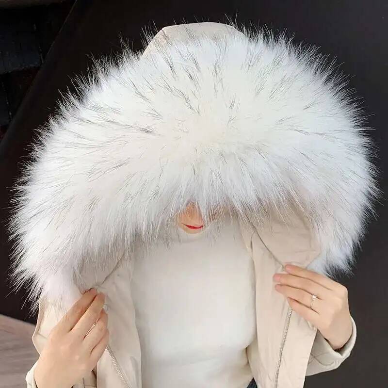 Detachable Faux Fur Collar Ext - Winter Clothing Clearance Sale 评论和价格