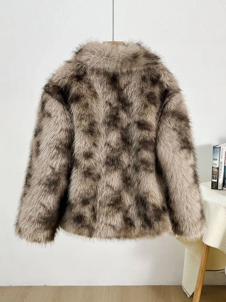 2026 Chic Leopard Print Big Co - Winter Clothing Taiwan 评论和价格