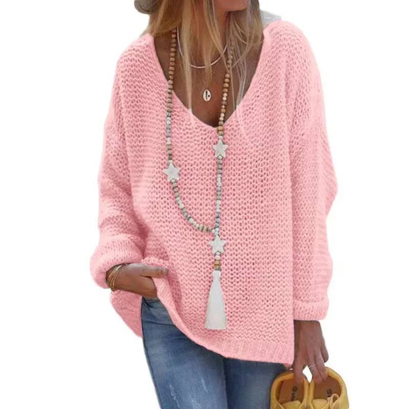 2026 New Women's Knitted V-Nec - Winter Clothing Taiwan 评论和价格