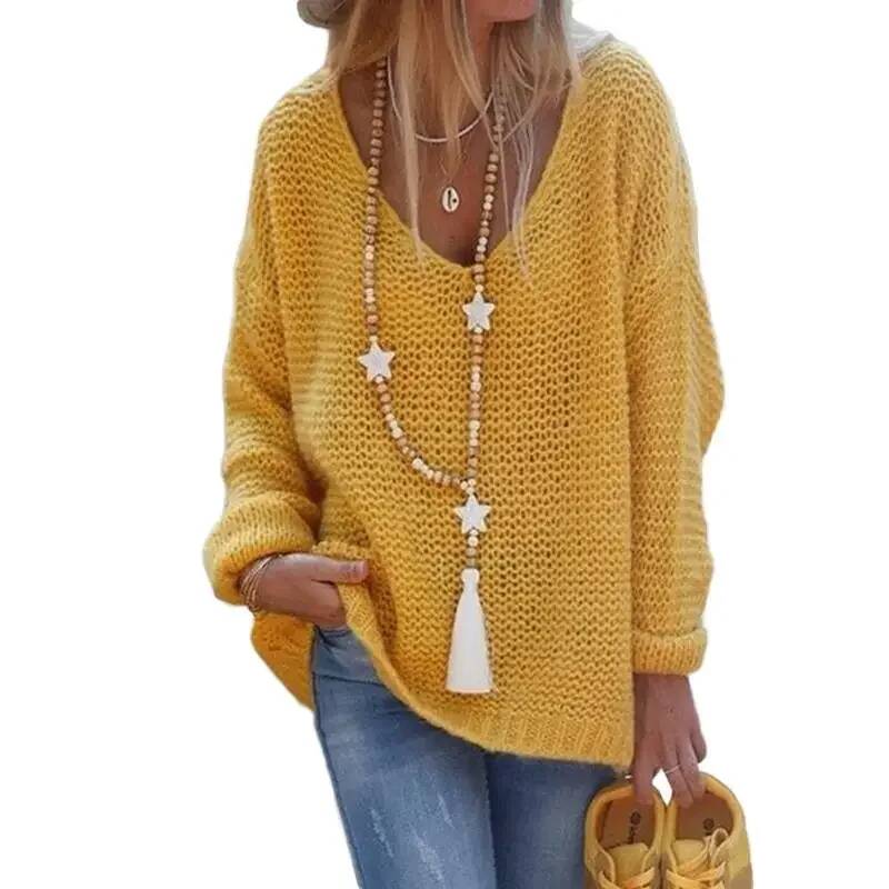 2026 New Women's Knitted V-Nec - Winter Clothing Taiwan 评论和价格
