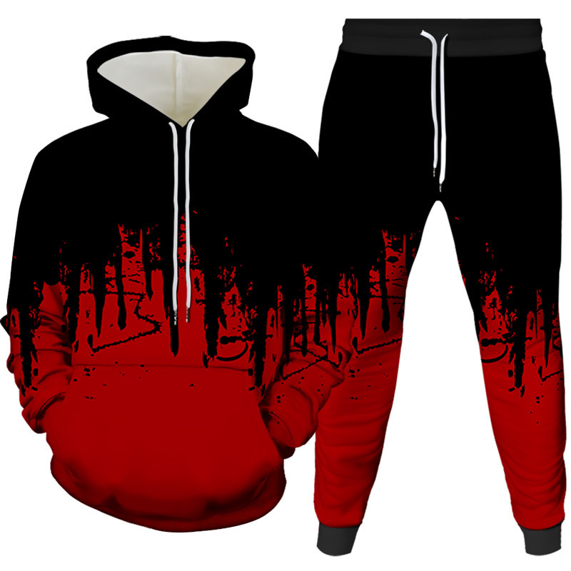 Ink Painting 3D Printed Hoodie - Winter Clothing Usa 评论和价格